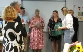 Nowa świetlica po remoncie. Jej otwarcie przez oficjeli