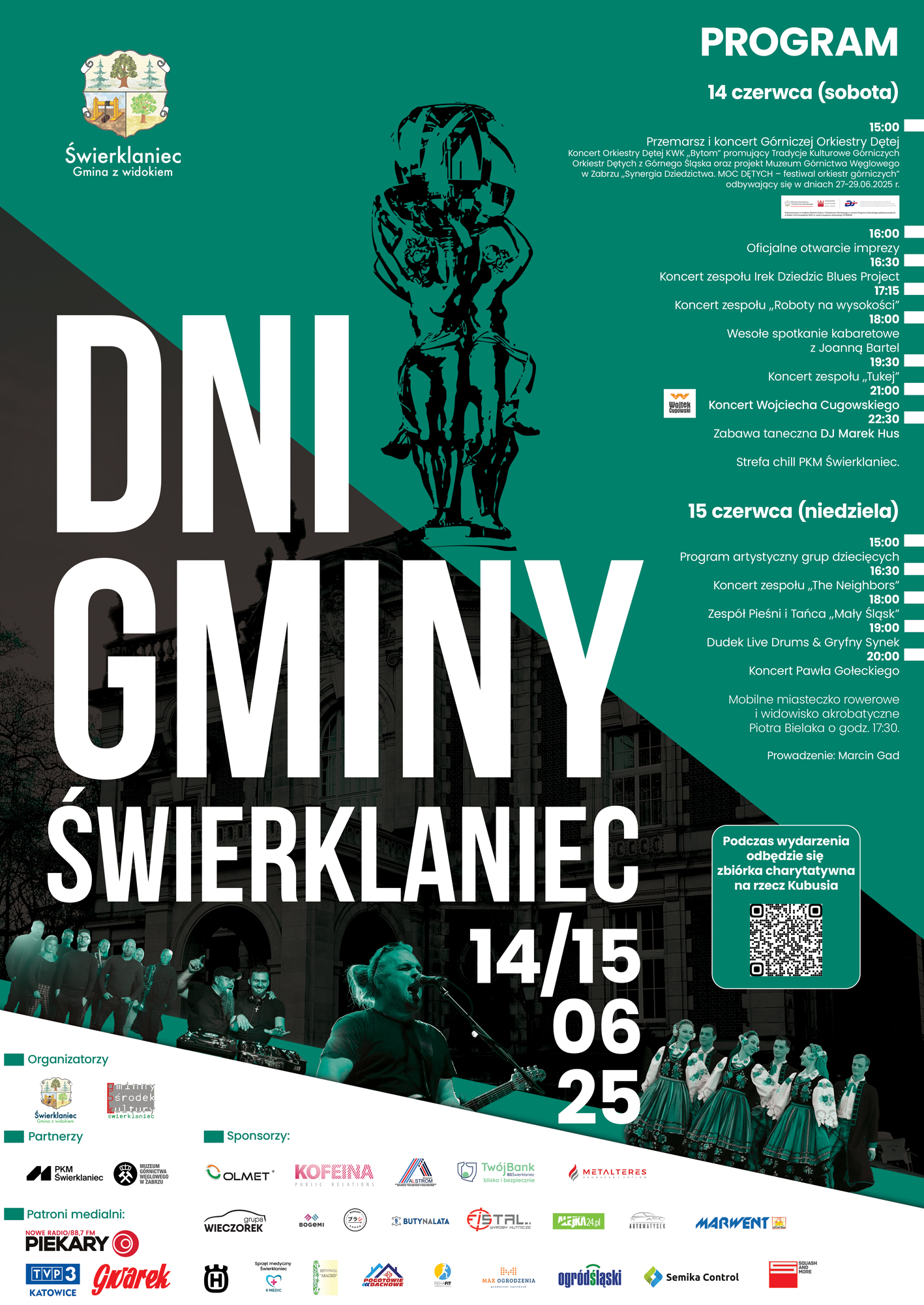 Plakat promujący Dni Gminy Świerklaniec.