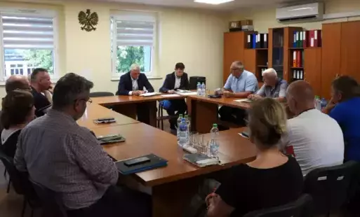 Zdjęcie do Posiedzenie Gminnego Zespołu Zarządzania Kryzysowego w związku z prognozowanymi opadami