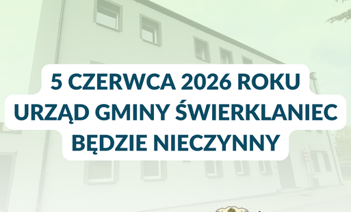 Urząd Gminy będzie nieczynny