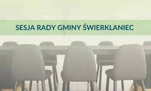 Informacja o sesji Rady Gminy Świerklaniec