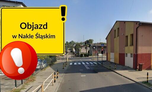 Zdjęcie skrzyżowania w Nakle Śląskim