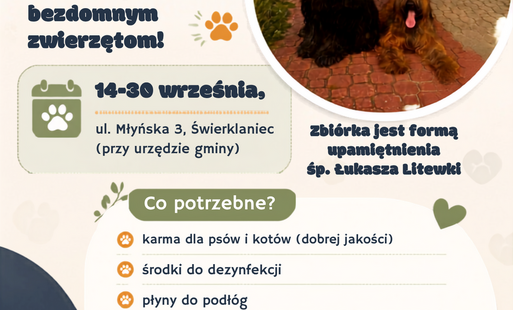 Plakat zbiórki