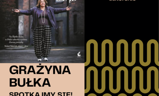 plakat zachęcający do udziału w spotaniu autorskim 