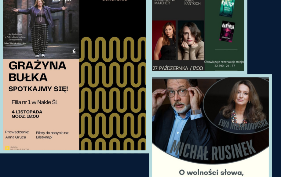 Spotkania autorskie w Gminnej Bibliotece Publicznej w Świerklańcu
